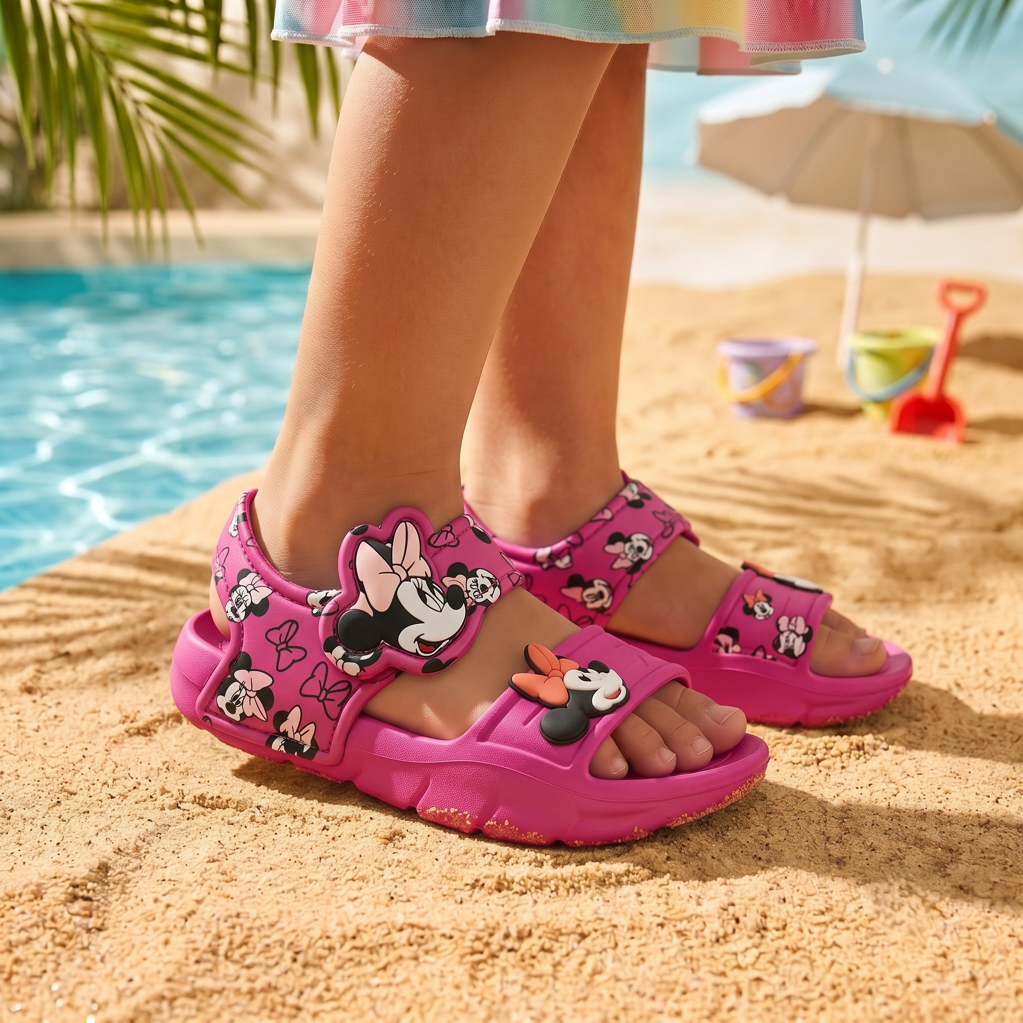 SANDALE PER FEMIJE 2805-18SFUCHSIA      