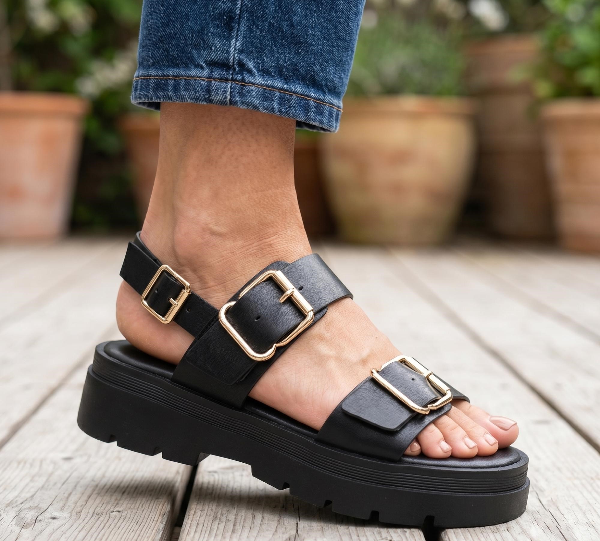SANDALE PER FEMRA 8791-29 BLACK         