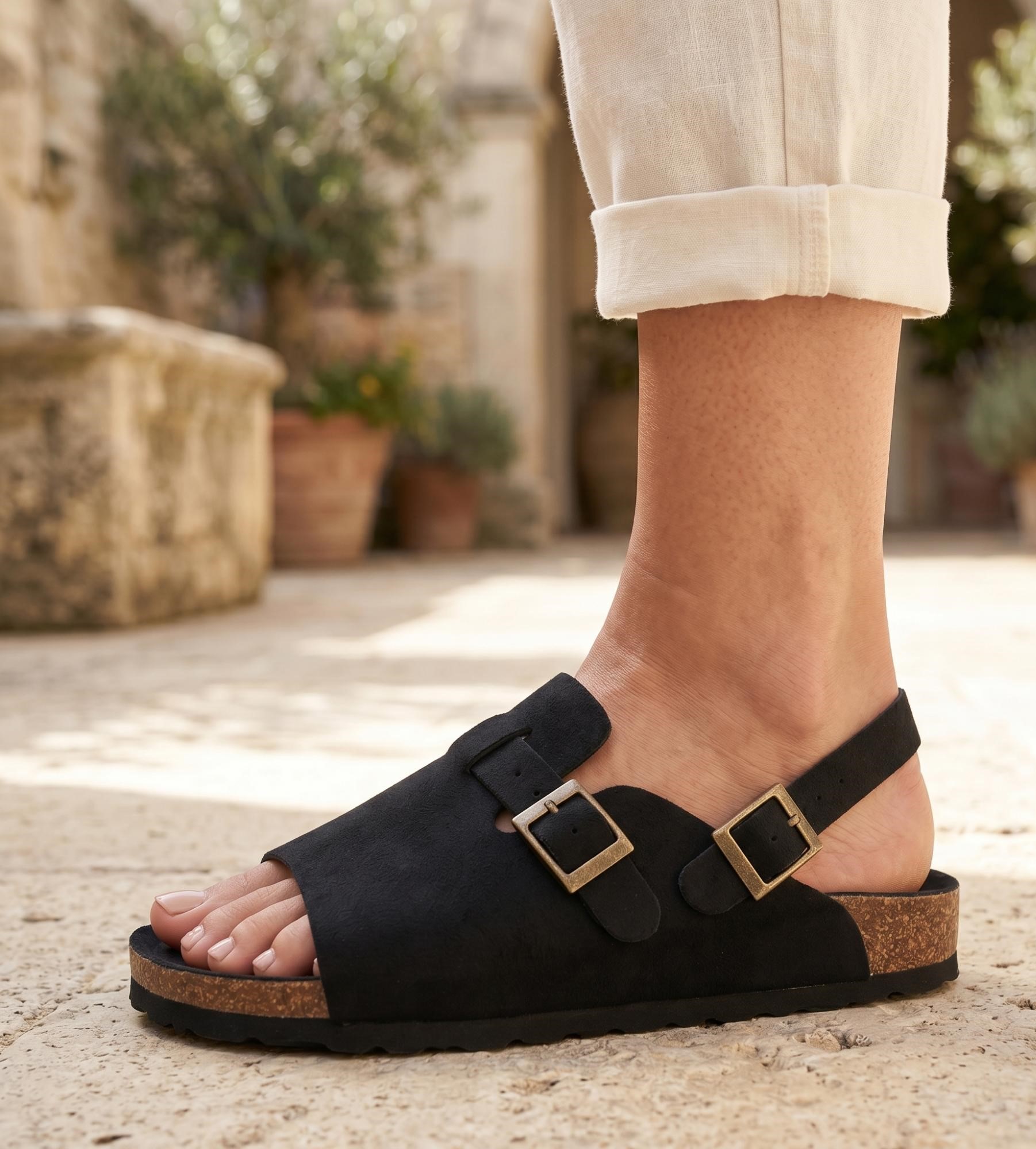 SANDALE PER FEMRA D149-7 BLACK          