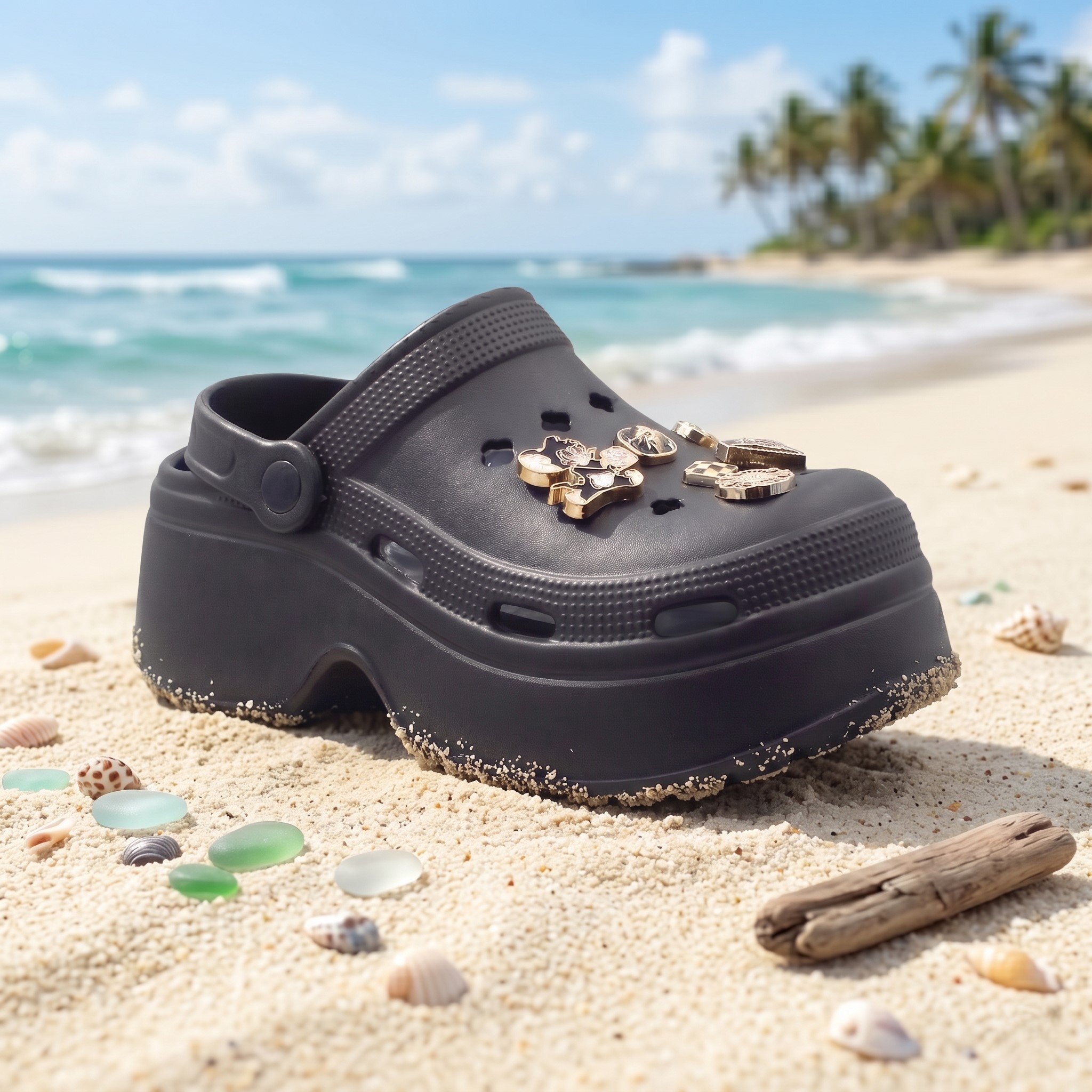 SANDALE PER FEMRA KU001-BLACK           