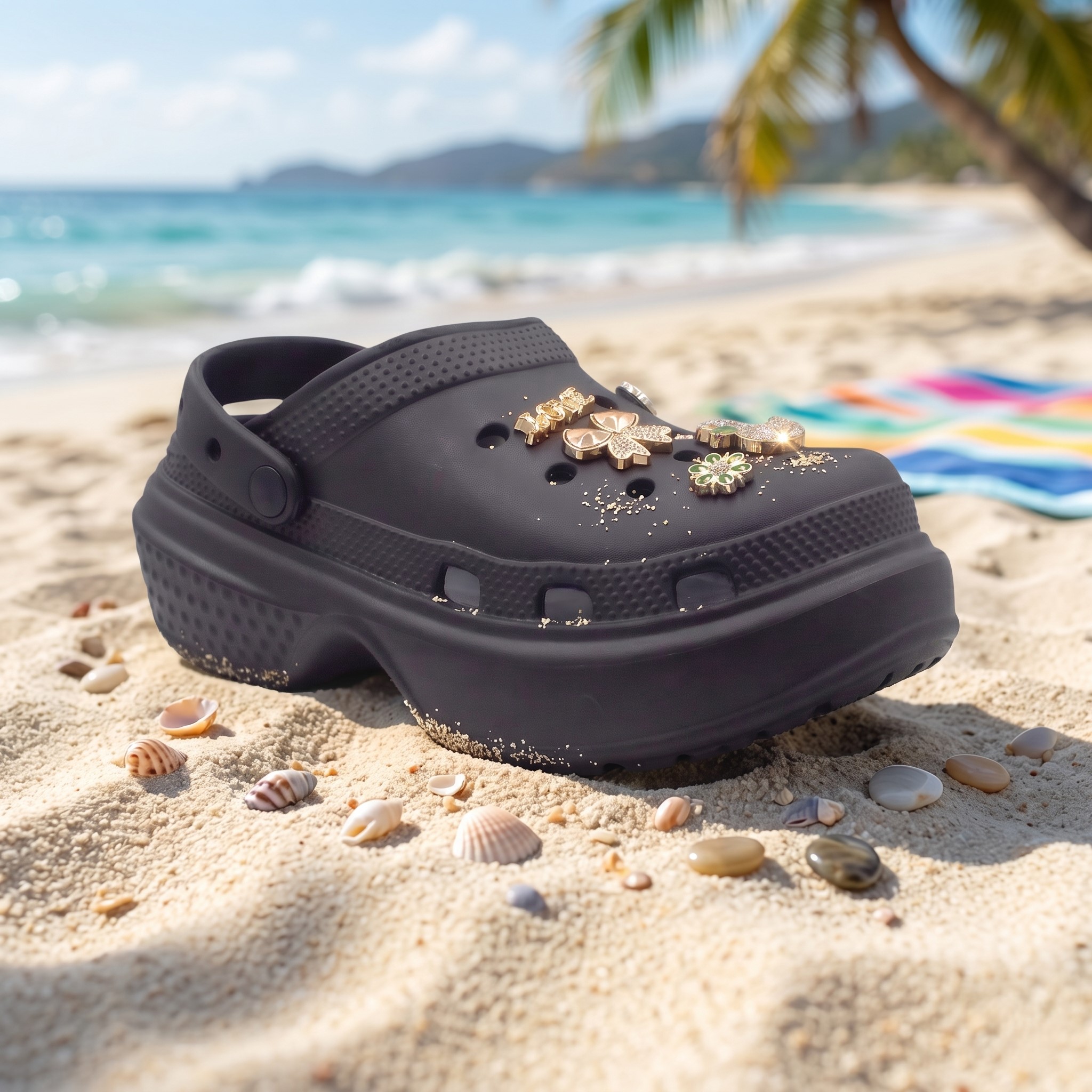 SANDALE PER FEMRA KU007-BLACK           