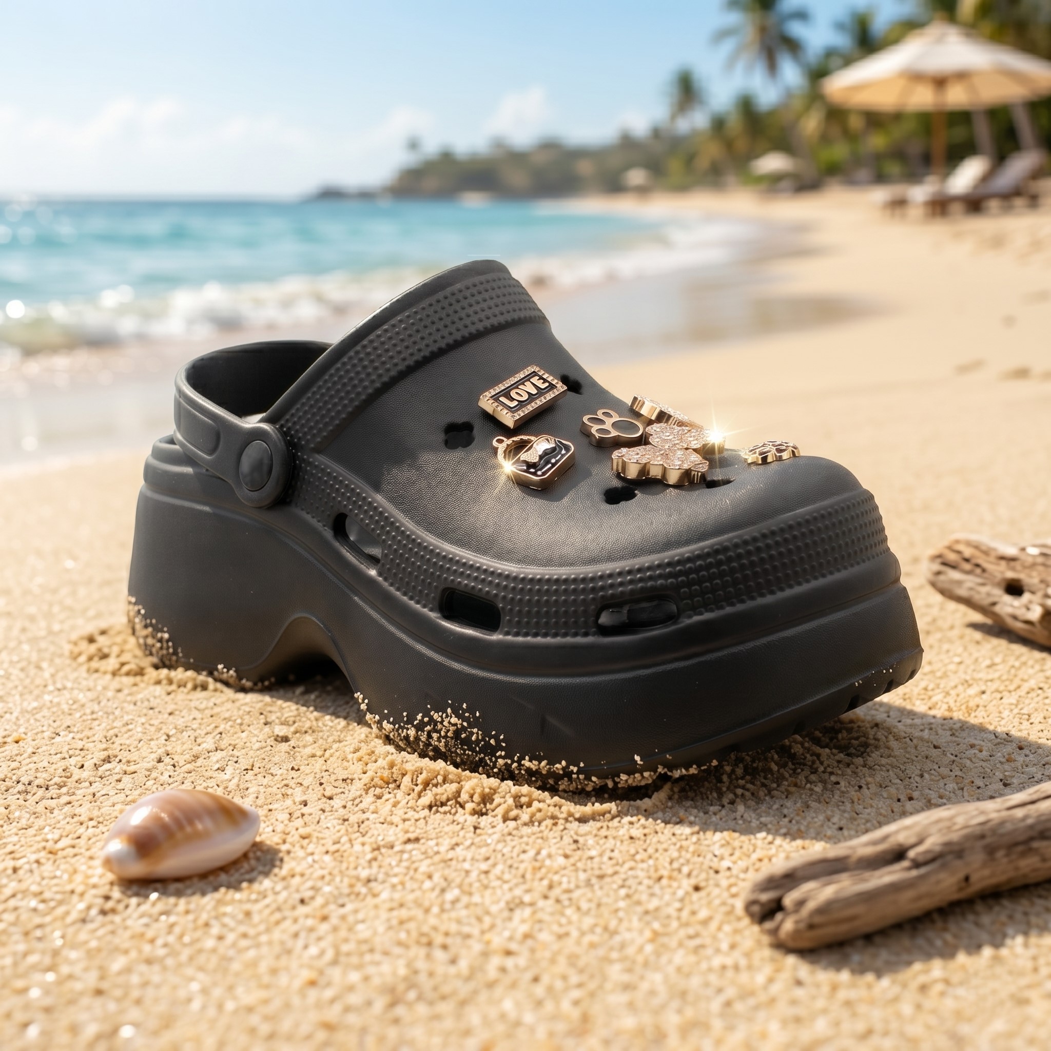 SANDALE PER FEMRA KU110-BLACK           